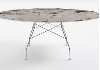 Glossy by Kartell: new finishes for marble tables